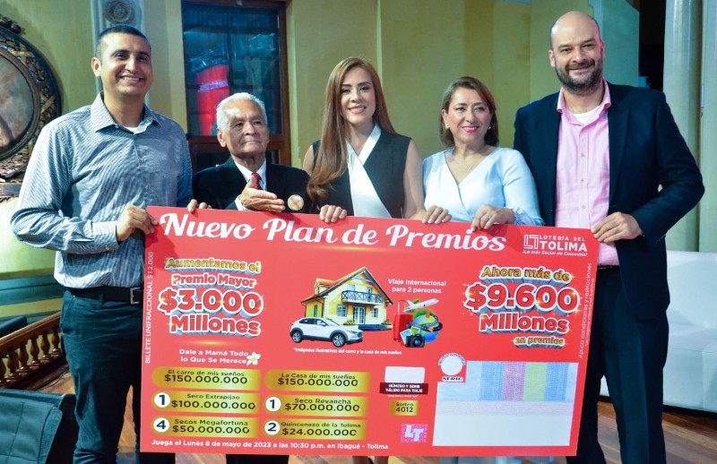 Confirmado: la Lotería del Tolima logró la aprobación del sorteo Extraordinario más grande de su historia