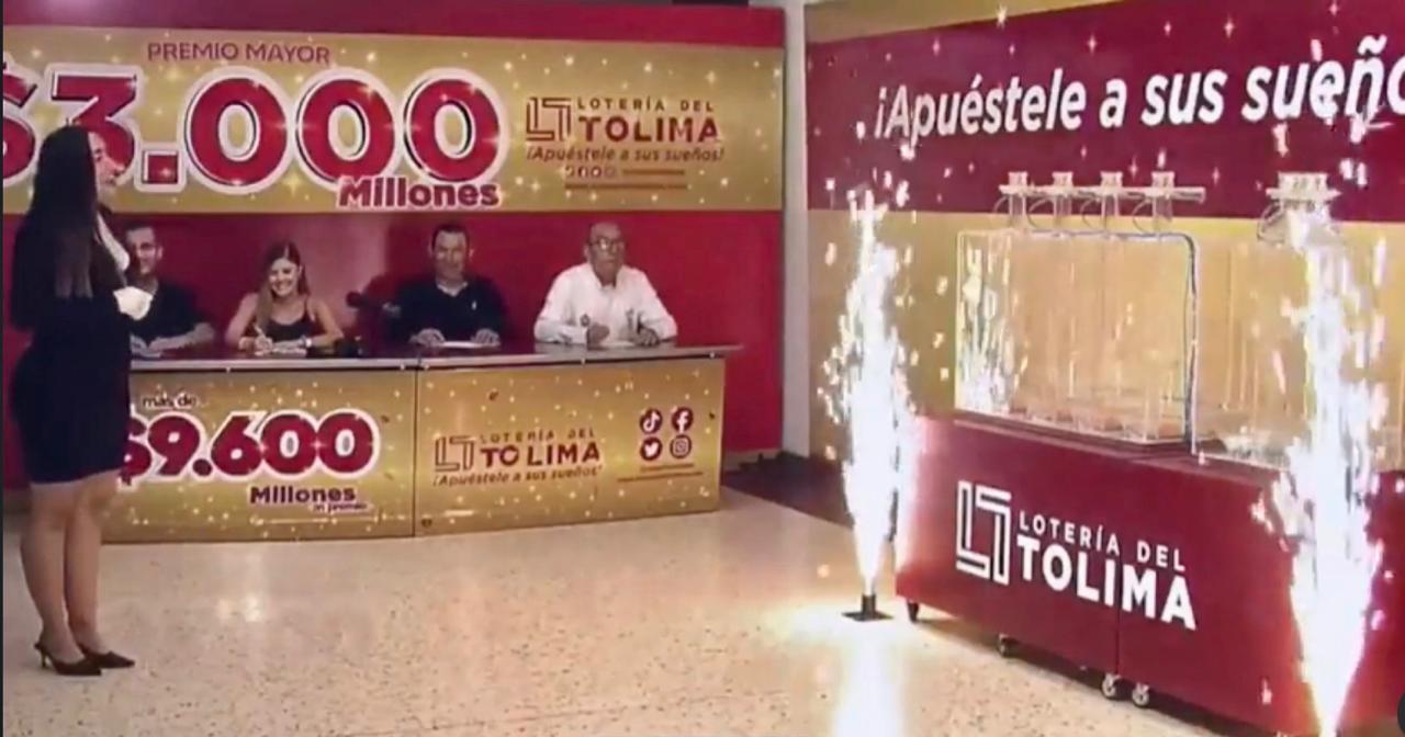 ¡Éxito total! El sorteo extraordinario más grande de la Lotería del Tolima