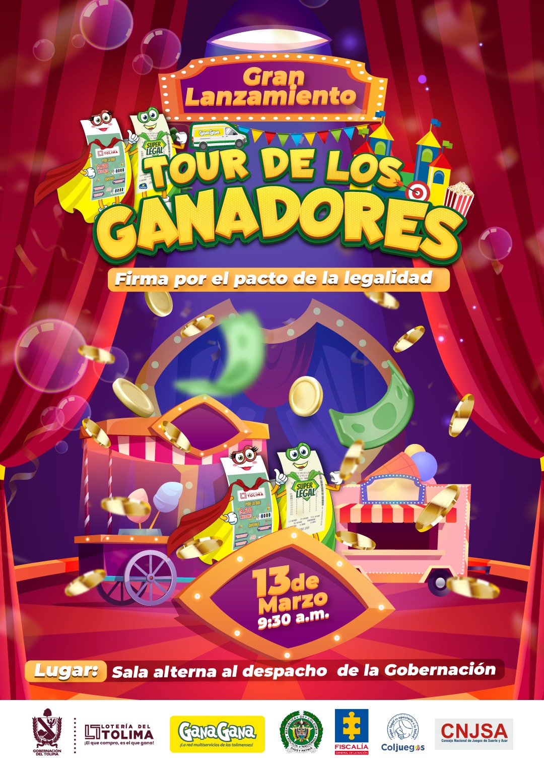 Lotería del Tolima firmará el Pacto por la Transparencia y la Legalidad en el departamento