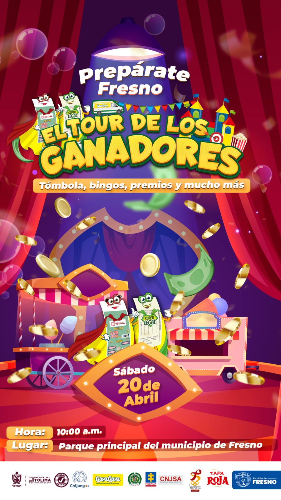 Llega a Fresno “El Tour de los Ganadores”: una iniciativa por la salud y el desarrollo en el Tolima