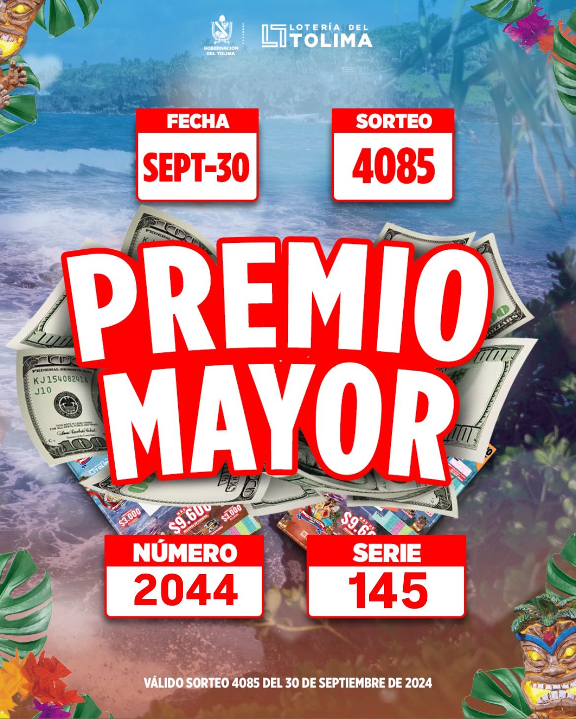 Sorteo 4085
